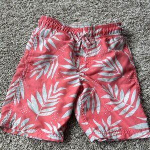 Cat & Jack Green and White Mesh Lined Shorts